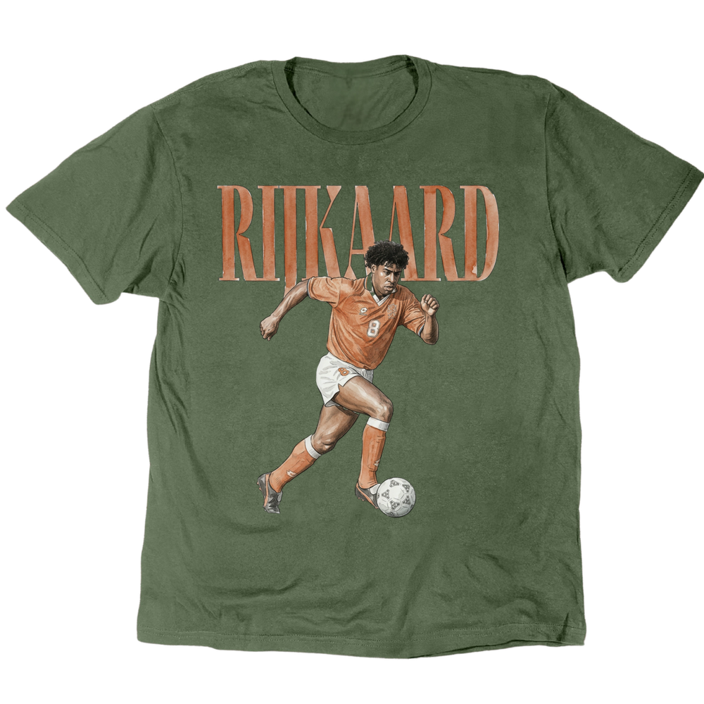 Frank Rijkaard 1994 T-Shirt - Military Green