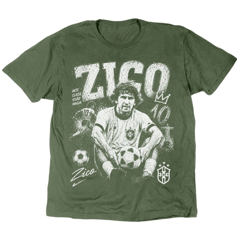 Zico 10 T-Shirt - Military Green