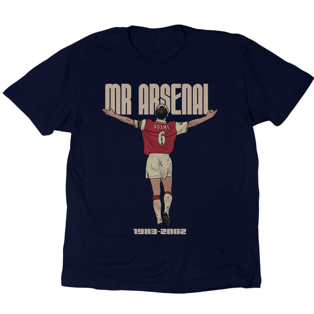 Tony Adams Mr Arsenal T-Shirt - Navy