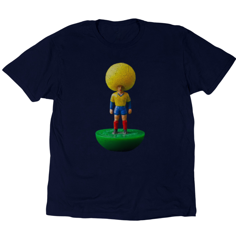 Columbian Afro T-Shirt - Navy