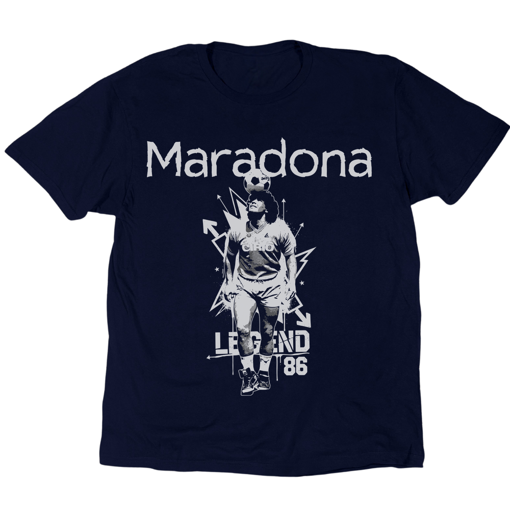 Maradona 86 T-Shirt - Navy