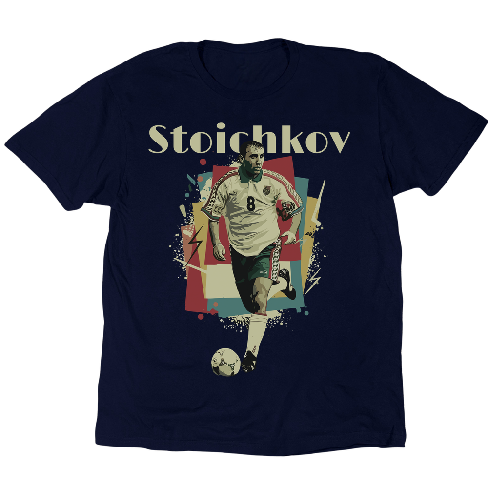 Stoichkov T-Shirt - Navy