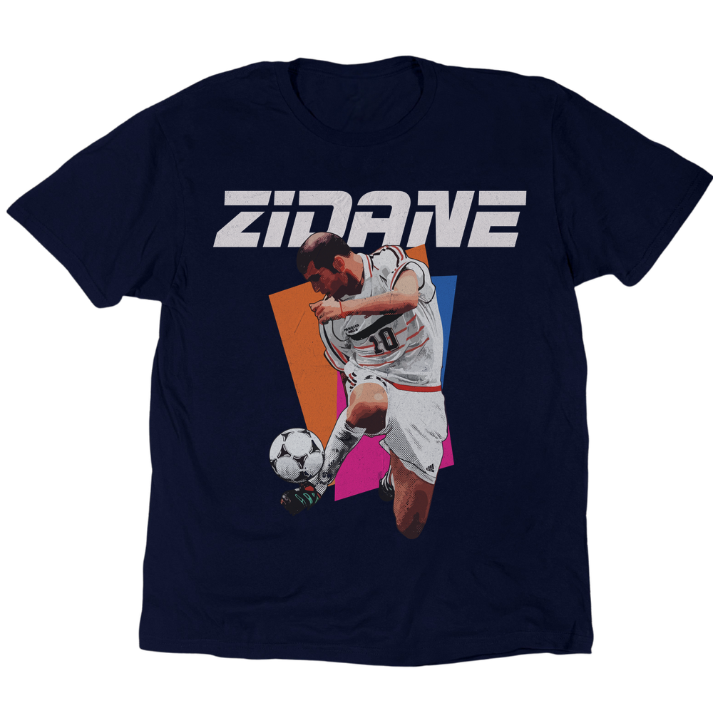 Zidane Y2k T-Shirt - Navy