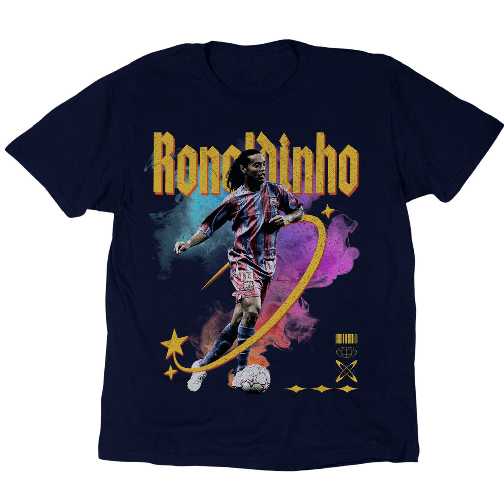 Ronaldinho Magic T-Shirt - Navy