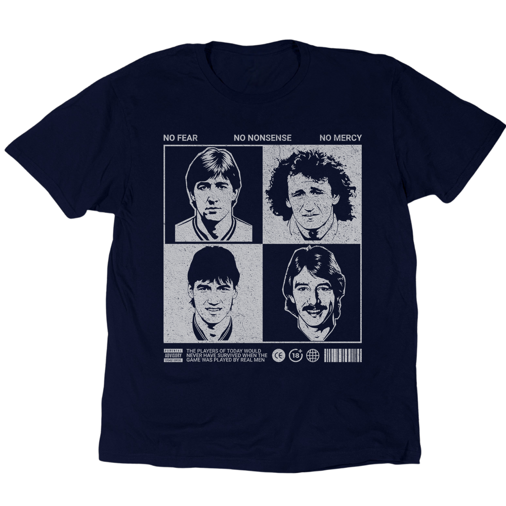 No Fear No Nonsense No Mercy T-Shirt - Navy