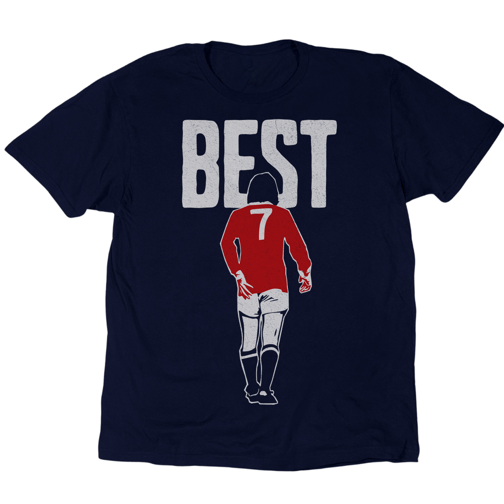 George Best T-Shirt - Navy