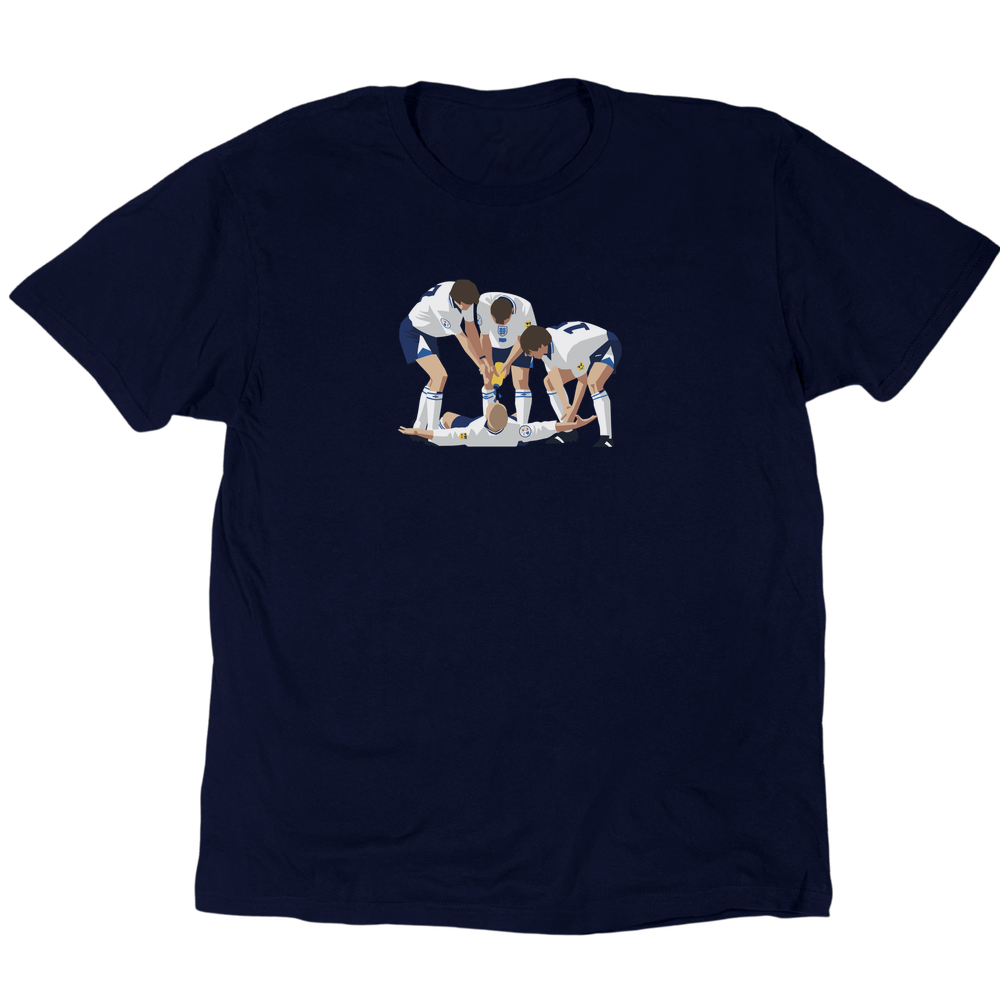 Icons Illustrated Gazza The Dentists Chair T-Shirt - Navy