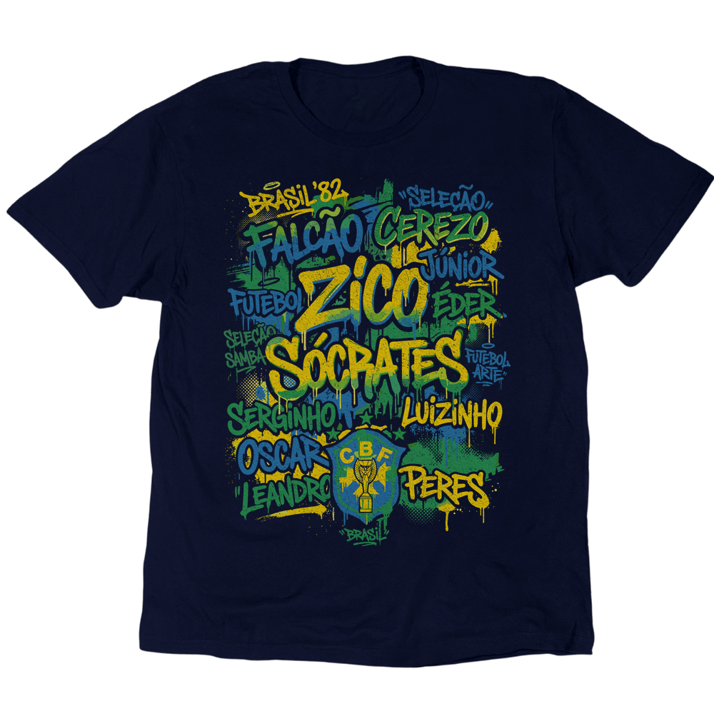 Brasil 1982 T-Shirt - Navy