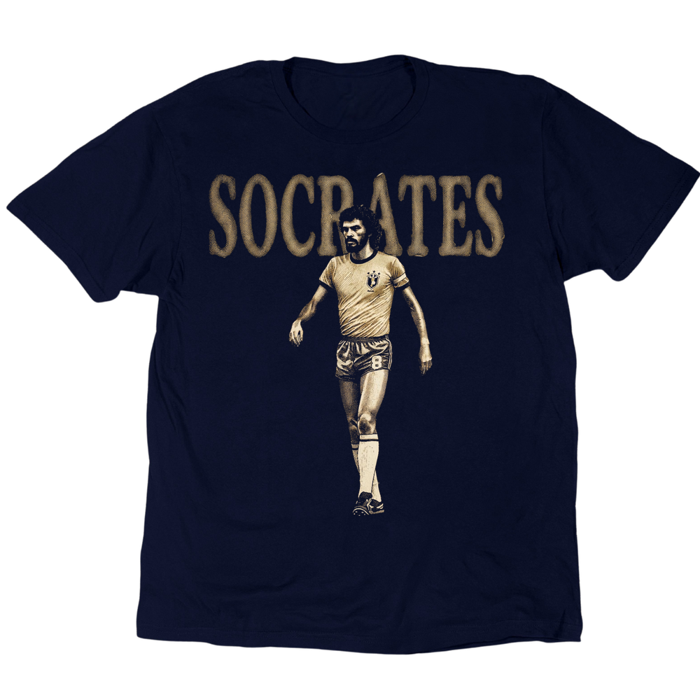 Socrates Brasil 82 T-Shirt - Navy