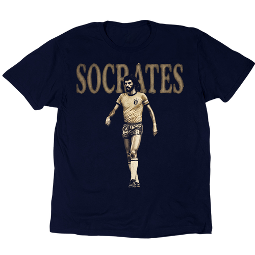 Socrates Brasil 82 T-Shirt - Navy