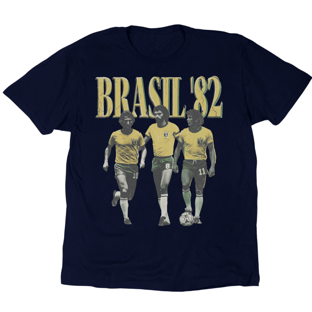 Brasil 1982 T-Shirt - Navy