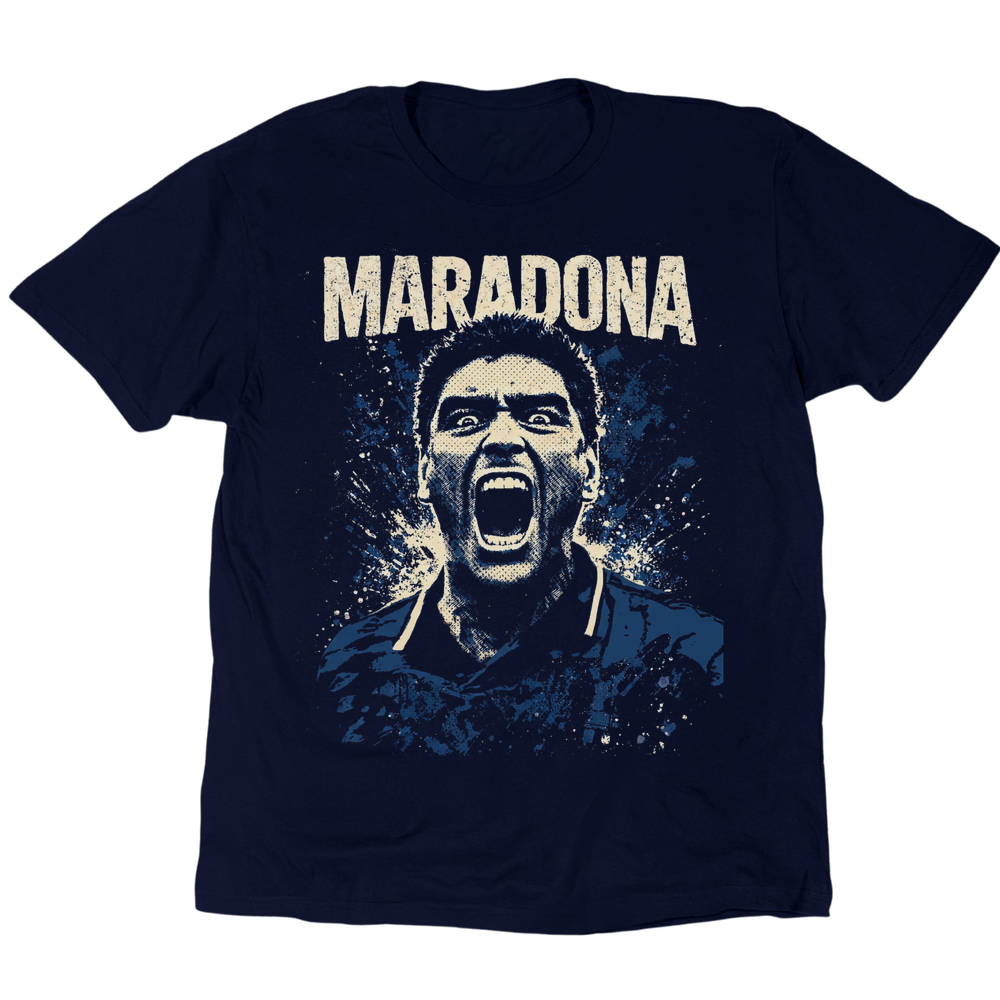 Maradona The Maverick T-Shirt - Navy