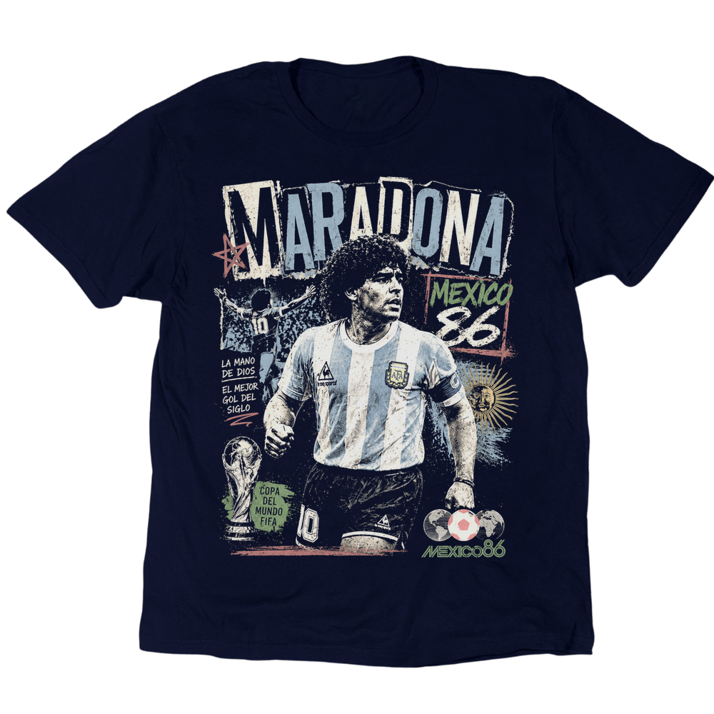 Maradona 1986 T-Shirt - Navy