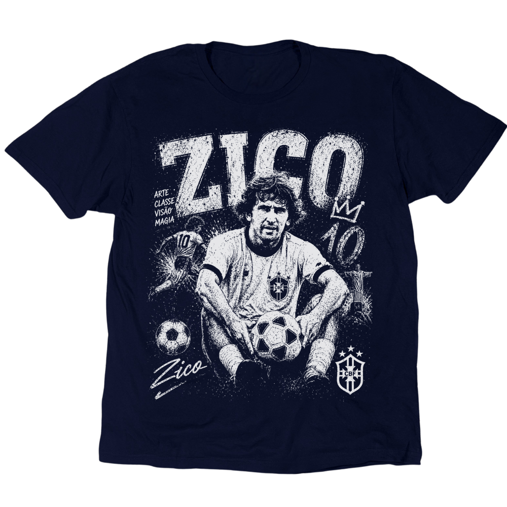 Zico 10 T-Shirt - Navy