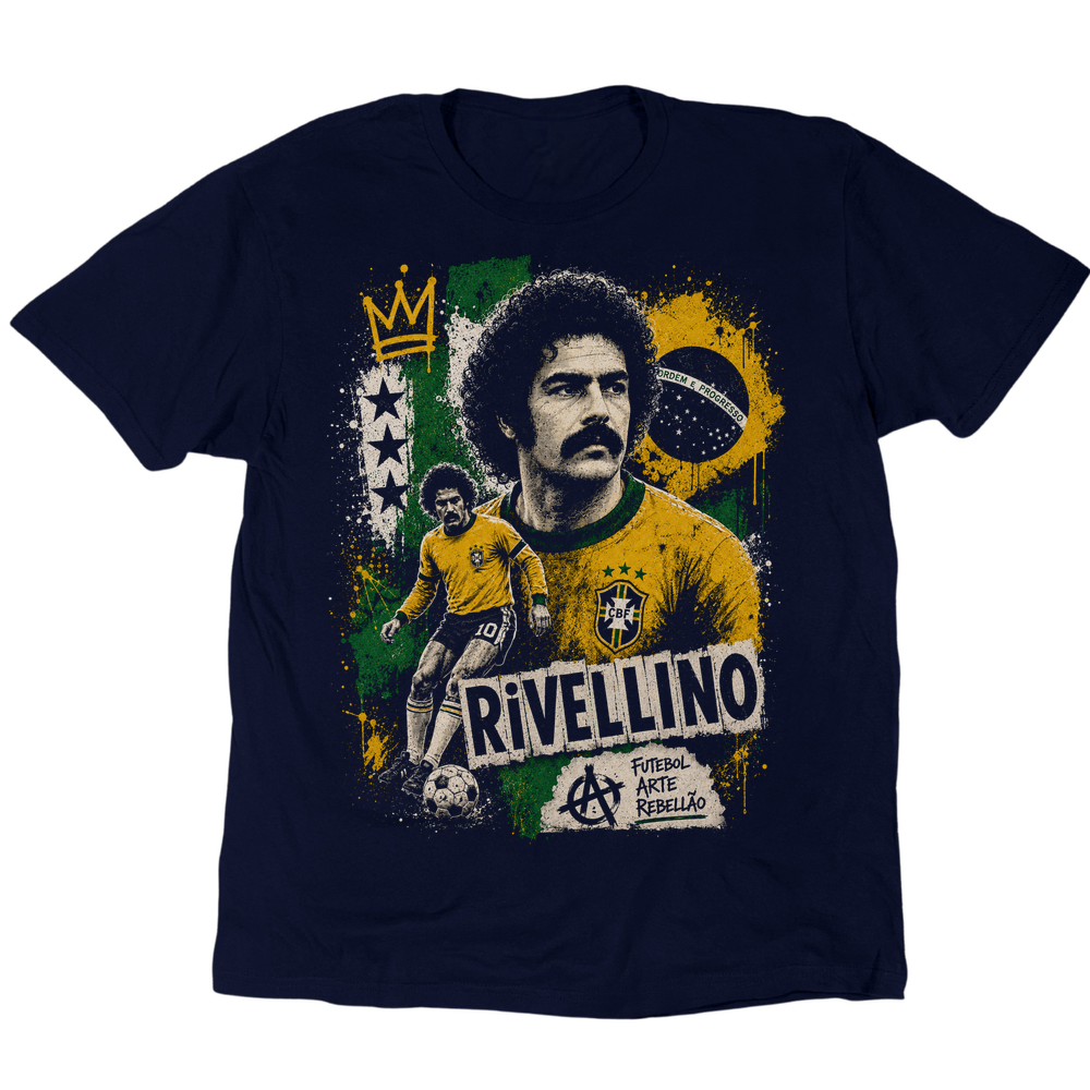 Rivellino 1970 T-Shirt - Navy