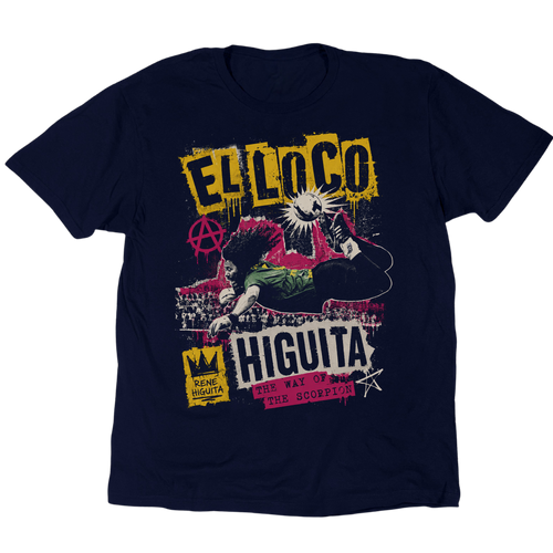 Rene Higuita The Way Of The Scorpion T-Shirt - Navy