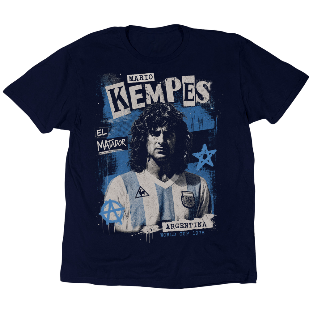 Mario Kempes 1978 T-Shirt - Navy