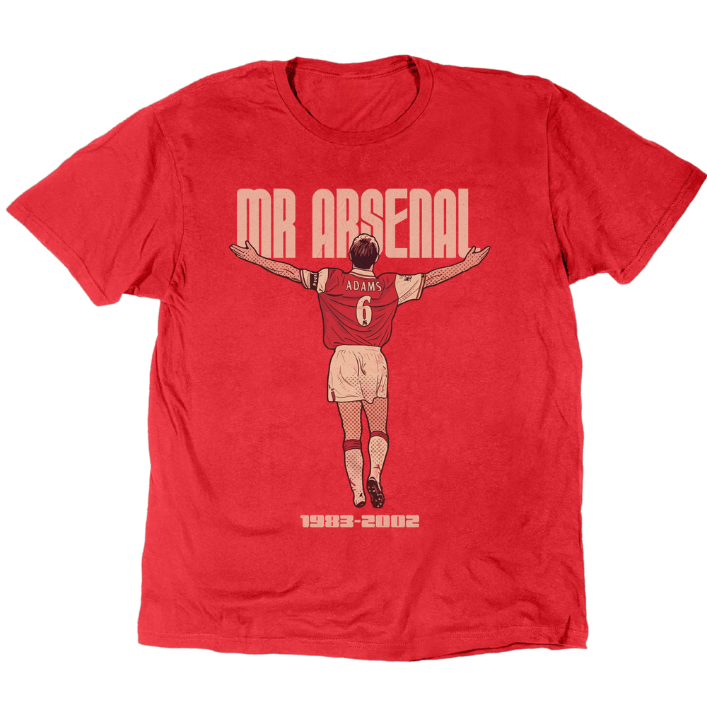 Tony Adams Mr Arsenal T-Shirt - Red