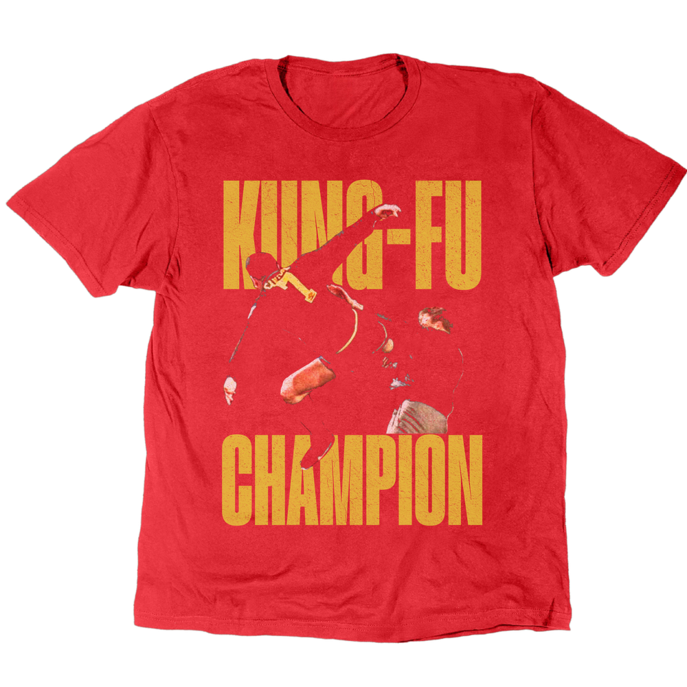Cantona Kung Fu 1 T-Shirt - Red