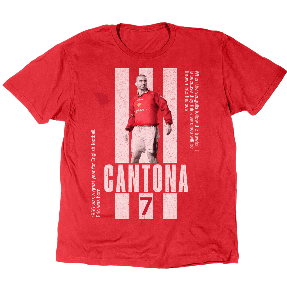 Cantona 7 T-Shirt - Red