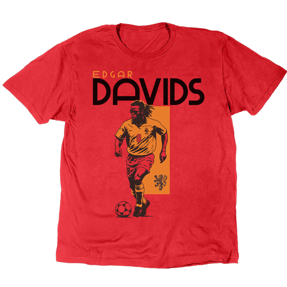 Edgar Davids The Pitbull T-Shirt - Red