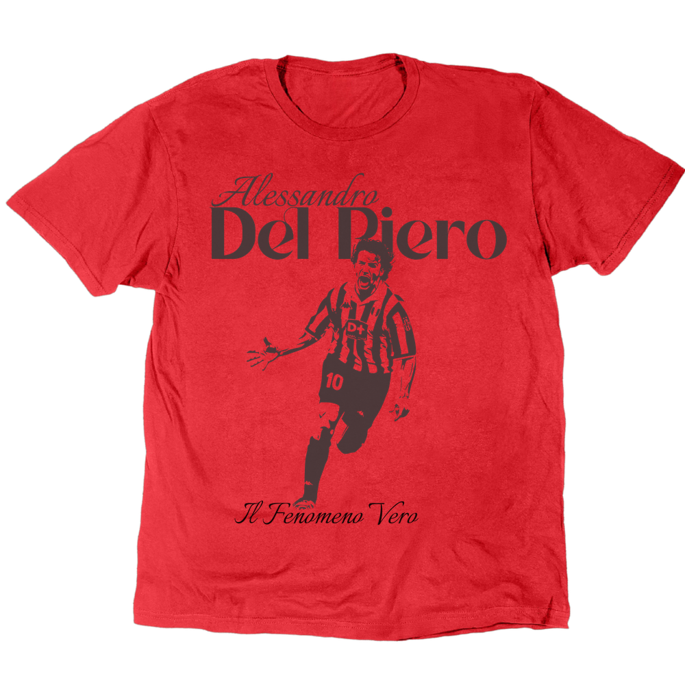 Del Piero Il Fenomeno Vero T-Shirt - Red