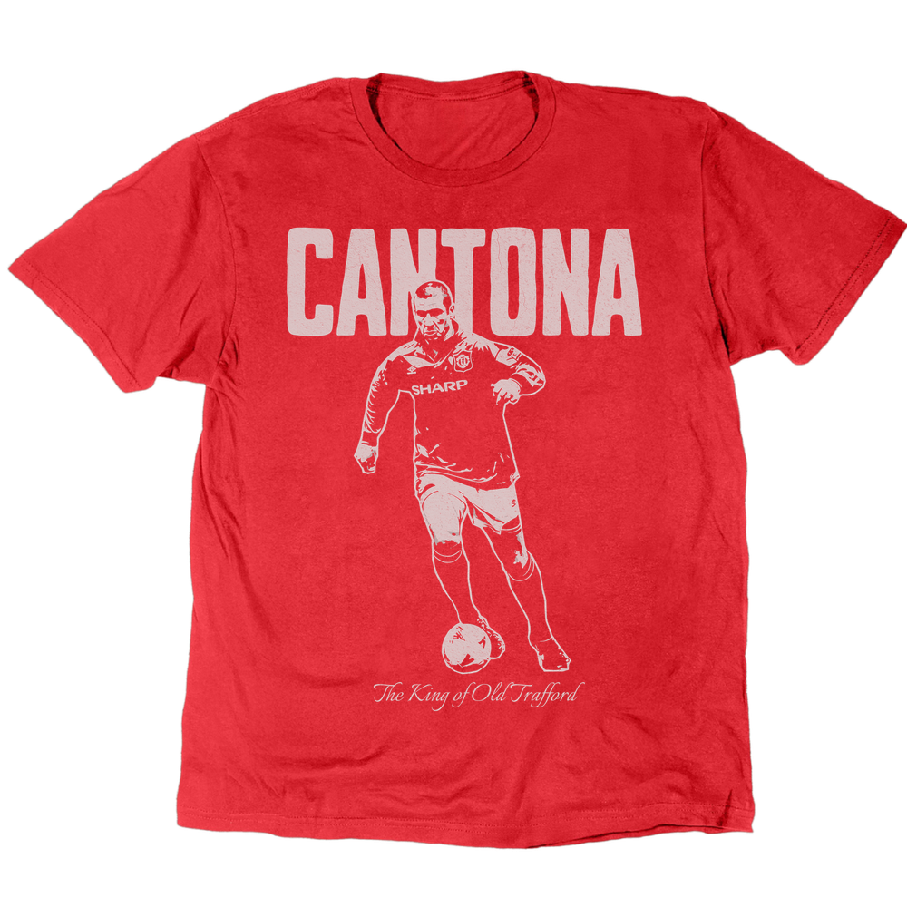 The King Of Old Trafford Eric Cantona T-Shirt - Red