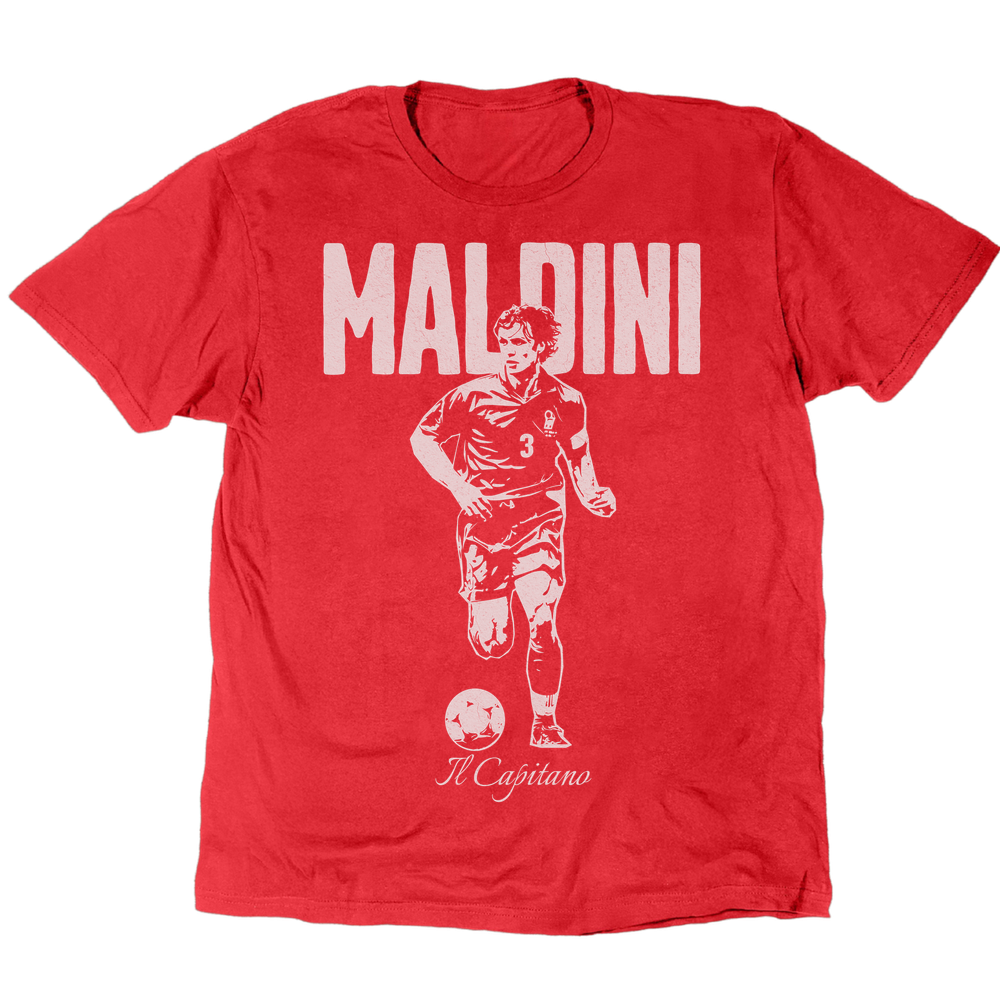Il Capitano Paulo Maldini 2 T-Shirt - Red