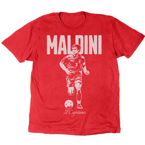 Il Capitano Paulo Maldini 2 T-Shirt - Red