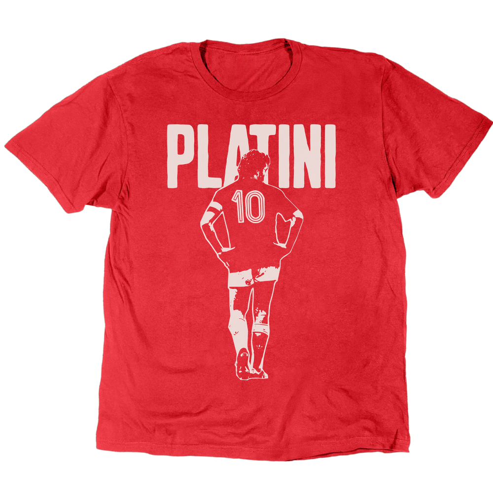 Platini ’86 – The Number Ten T-Shirt - Red
