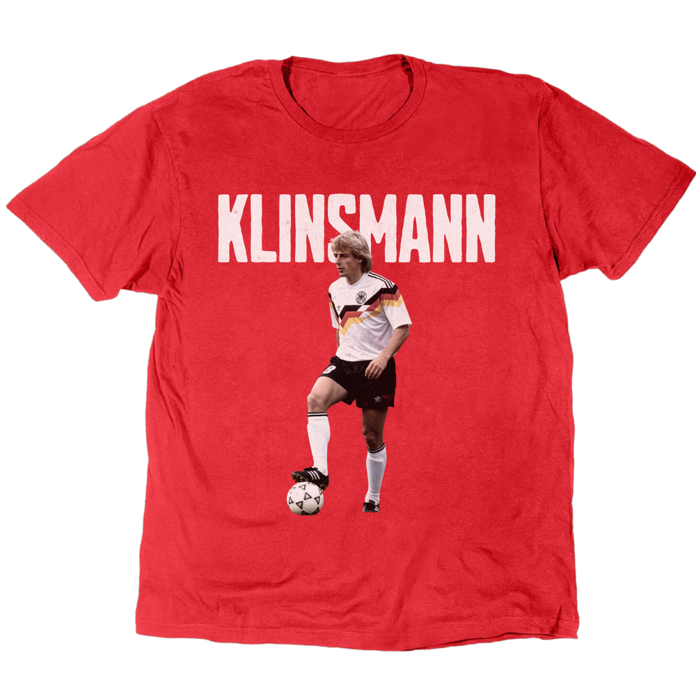 Klinsmann 1990 T-Shirt - Red