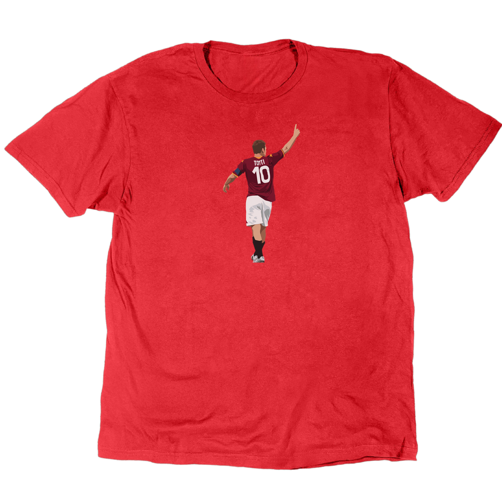 Icons Illustrated Francesco Totti T-Shirt - Red