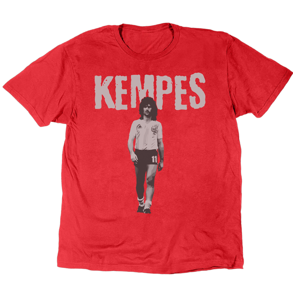 Mario Kempes El Matador T-Shirt - Red