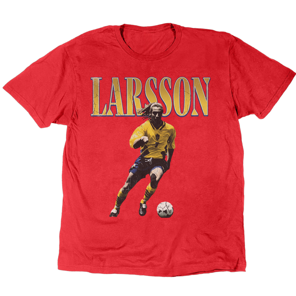 Henrik Larsson 1994 T-Shirt - Red