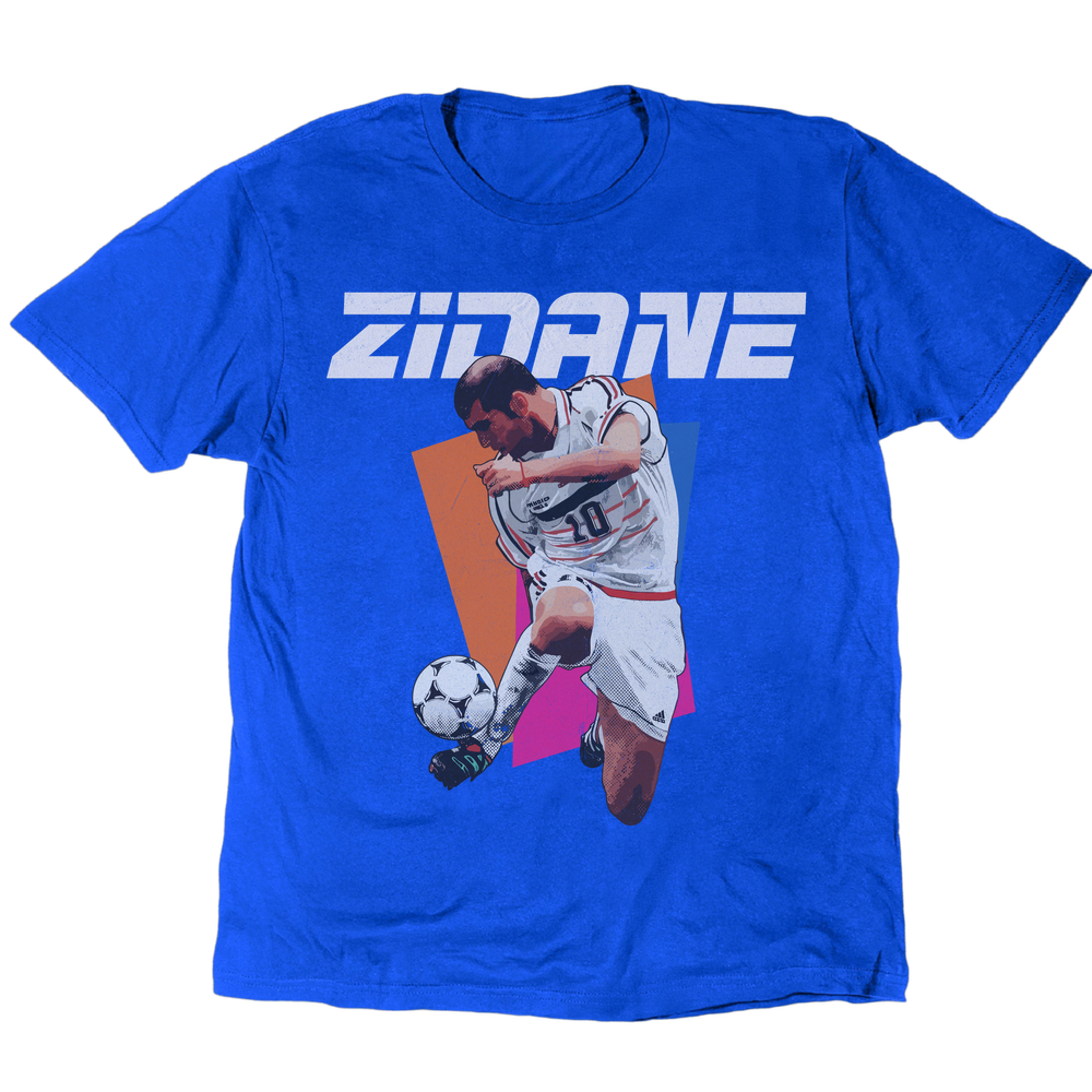 Zidane Y2k T-Shirt - Royal