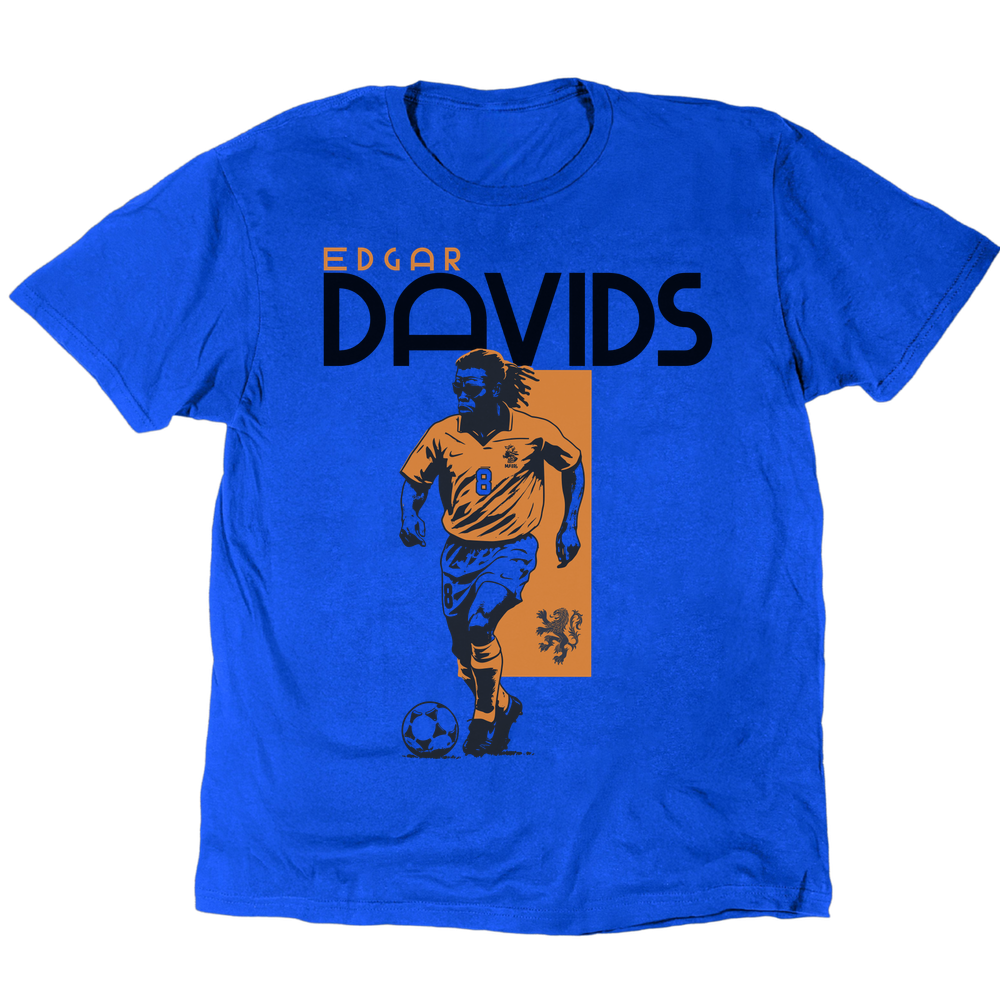 Edgar Davids The Pitbull T-Shirt - Royal