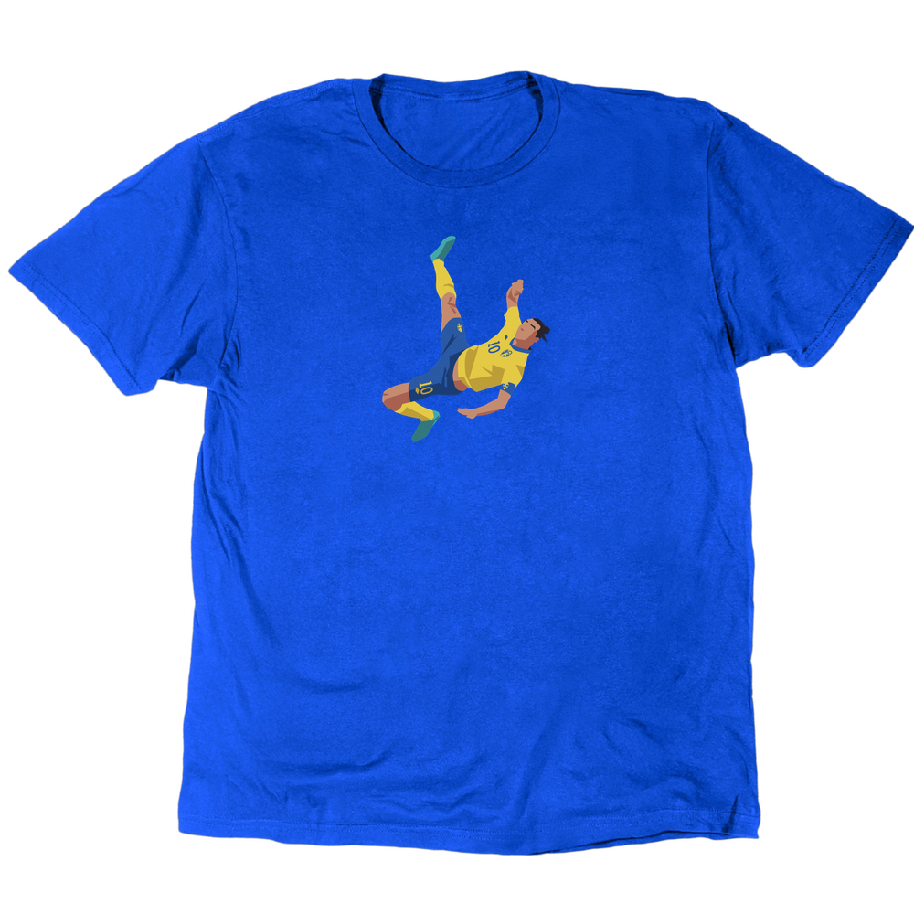 Icons Illustrated Zlatan Ibrahimovic T-Shirt - Royal