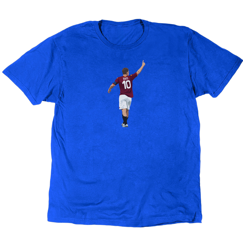 Icons Illustrated Francesco Totti T-Shirt - Royal