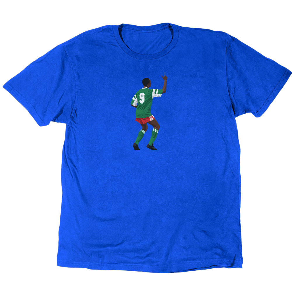 Icons Illustrated Roger Milla T-Shirt - Royal