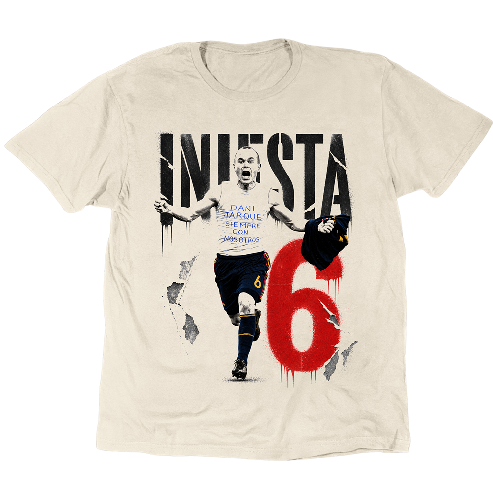 Iniesta 2010 Street Art T-Shirt