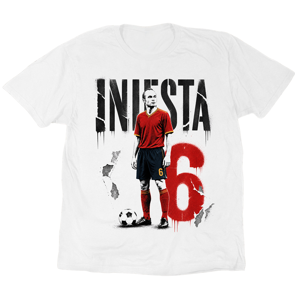 Iniesta Street Art T-Shirt