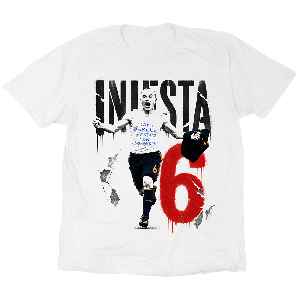 Iniesta 2010 Street Art T-Shirt