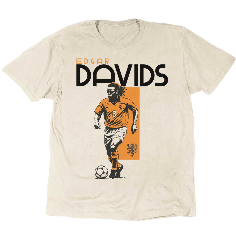 Edgar Davids The Pitbull T-Shirt - Sand