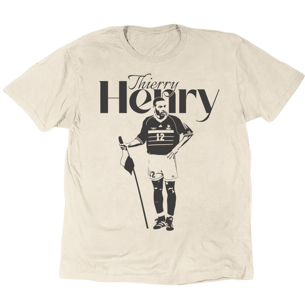 Thierry Henry And The Corner Flag T-Shirt - Sand