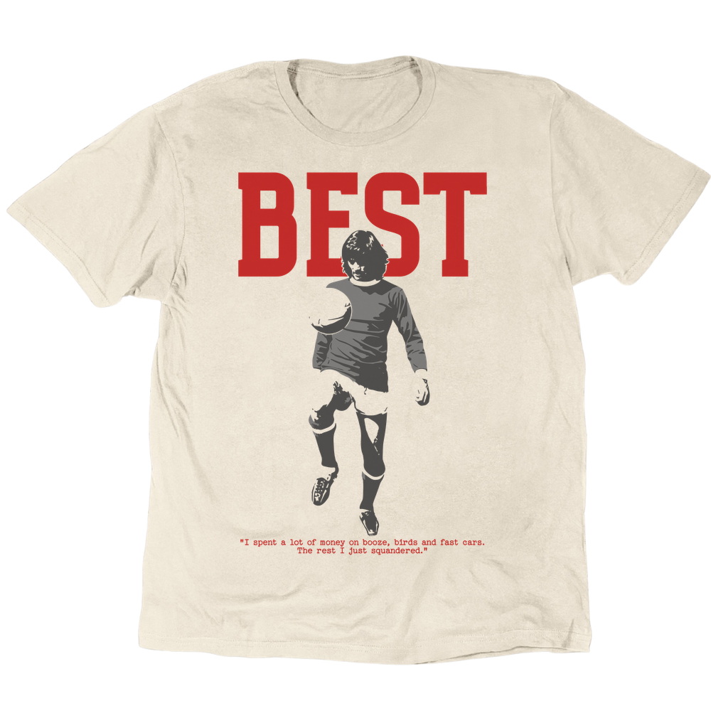 George Best The Fifth Beatle T-Shirt - Sand