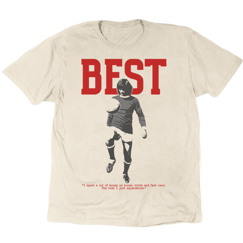 George Best The Fifth Beatle T-Shirt - Sand