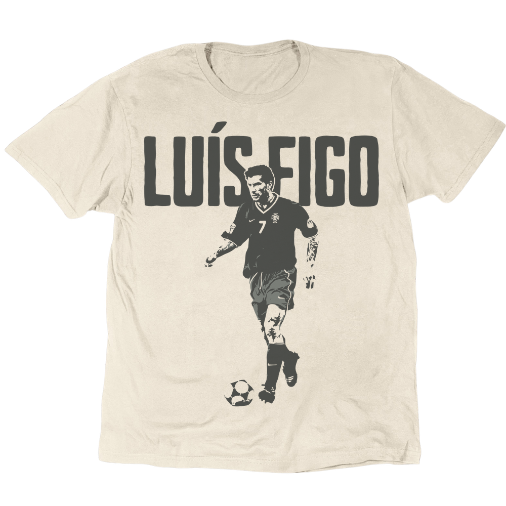 Luis Figo T-Shirt - Sand