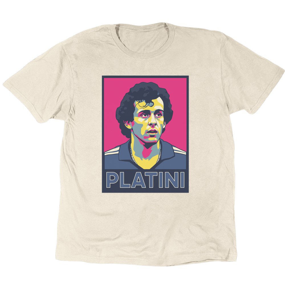 Trois Ballon d'Or Platini T-Shirt - Sand