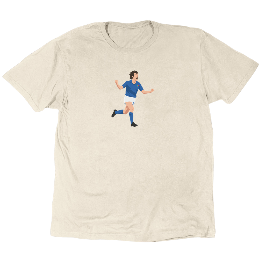 Icons Illustrated Tardelli Celebration T-Shirt - Sand
