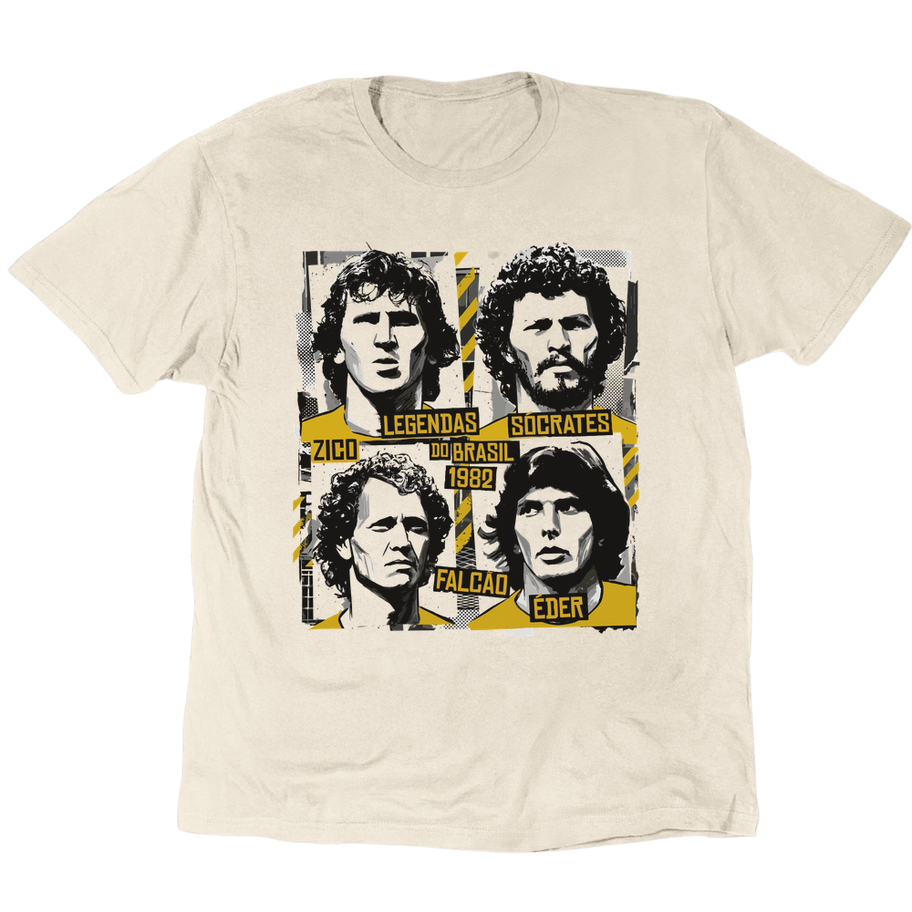 Legendas Do Brasil 1982 T-Shirt - Sand